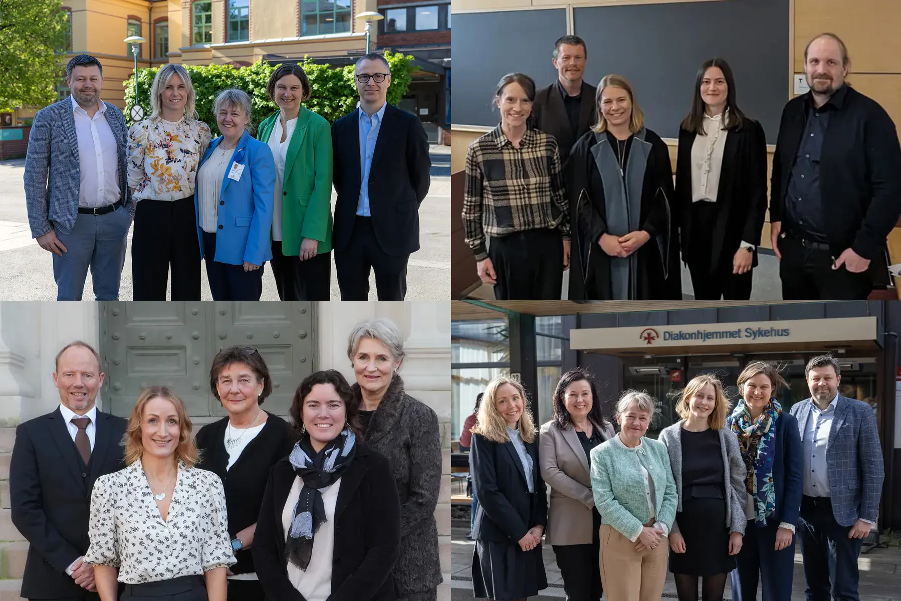 En gruppe mennesker som poserer for et bilde