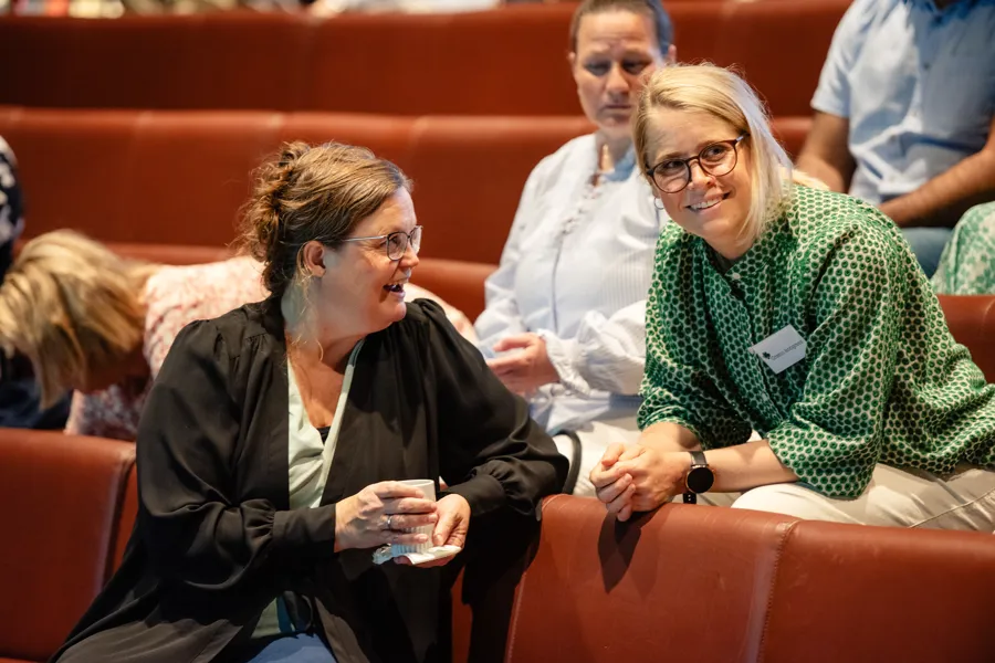 Mennesker på seminar