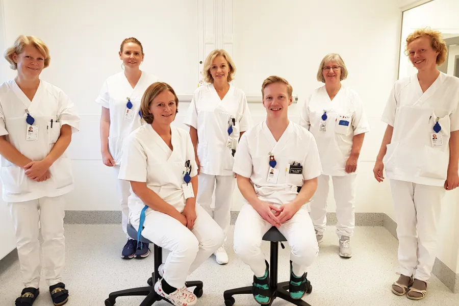 Ansatte ved kreftsenteret