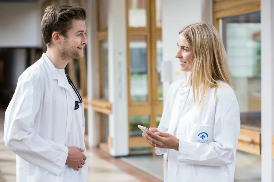 En lege og en pasient