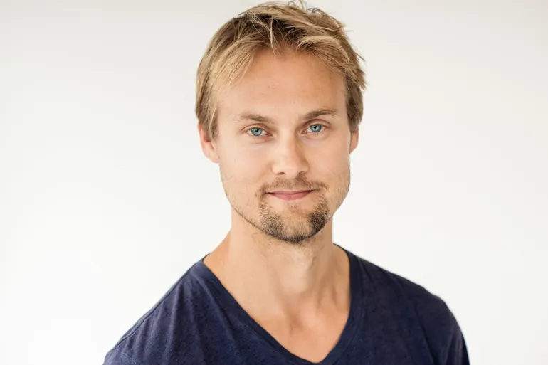 En mann med skjegg