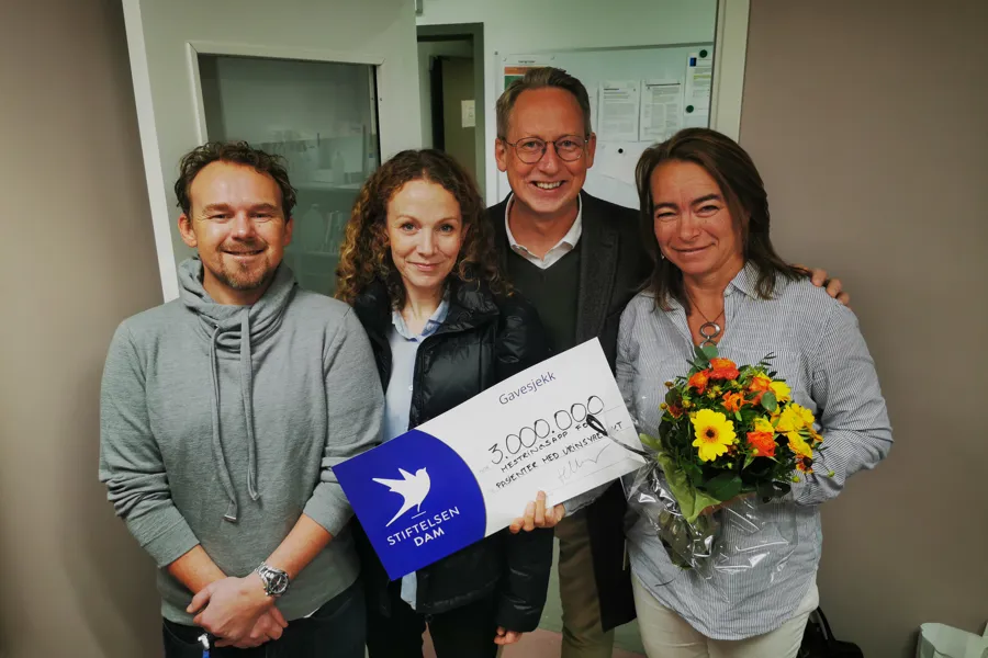 En gruppe personer som har et sertifikat